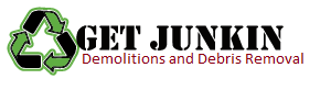 Get Junkin Demolitions and Debris Removal, logo